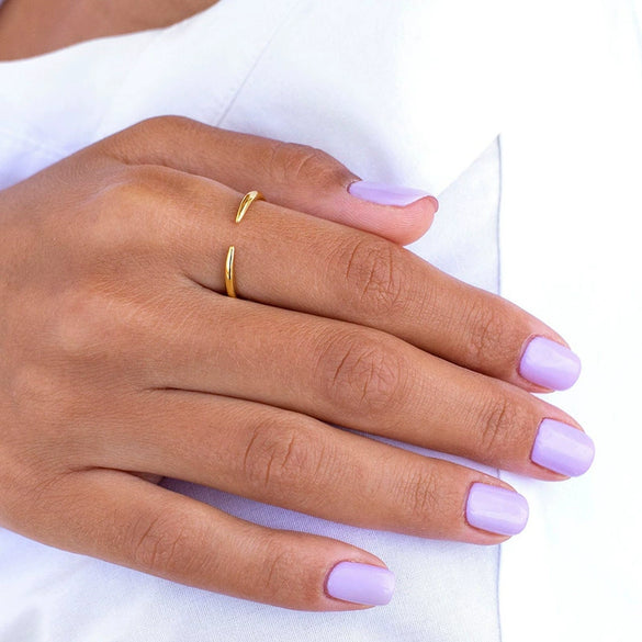 Wholesale Copper Ring Electroplated Geometric Style Unisex