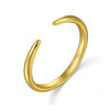 Wholesale Copper Ring Electroplated Geometric Style Unisex