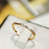 Wholesale Copper Ring Simple Style Inlaid Zircon Tail Ring For Women