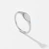 Wholesale Copper Ring With Geometric Design And Electroplating Platinum 18K Gold Light Luxury Style