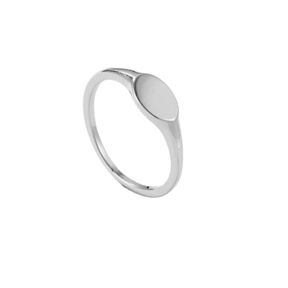 Wholesale Copper Ring With Geometric Design And Electroplating Platinum 18K Gold Light Luxury Style