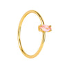 Wholesale Copper Ring With Geometric Style Electroplated For Women