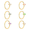 Wholesale Copper Ring With Geometric Style Electroplated For Women