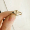 Wholesale Copper Ring With Geometric Sunflower Pattern And Electroplating Treatment Retro And Small Fresh Style For Unisex