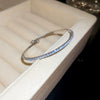 Wholesale Copper Round Diamond Opening Highend Geometric Women's Bracelet