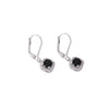 Wholesale Copper Round Zircon Inlay Women's Simple Fashion Light Luxury Highend Temperament Colorful Earrings