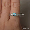 Wholesale Copper Simple Geometric Engagement Ring For Women