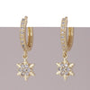 Wholesale Copper Simple Micropaved Zircon Earrings With Heart Butterfly Ear Hook Ear Buckle Geometric And Heart Shape Design For Women