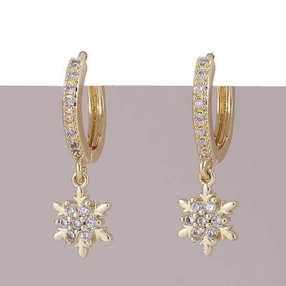 Wholesale Copper Simple Micropaved Zircon Earrings With Heart Butterfly Ear Hook Ear Buckle Geometric And Heart Shape Design For Women