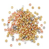 Wholesale Copper Simple Style Diy Handmade Beaded Jewelry Accessories Necklace With Gold And Silver Fixed Clip Tail Tube And Positioning Beads Electroplated