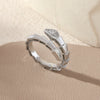 Wholesale Copper Snake Bone Shaped Ring Electroplated Animal Zodiac Style For Unisex