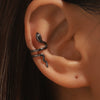 Wholesale Copper Snake Ear Clip Electroplated Animal Zodiac Punk Retro Style For Women