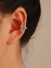 Wholesale Copper Snake Ear Clip Electroplated Animal Zodiac Punk Retro Style For Women