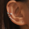 Wholesale Copper Snakeshaped Electroplated Animal Style Women's Earrings