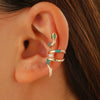 Wholesale Copper Snakeshaped Electroplated Animal Style Women's Earrings