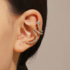 Wholesale Copper Snakeshaped Electroplated Animal Style Women's Earrings