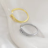 Wholesale Copper Snakeshaped Geometric Animal Zodiac Electroplated Versatile Ring