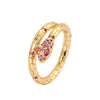 Wholesale Copper Snakeshaped Women's Fashion Jewelry With Geometric Pattern