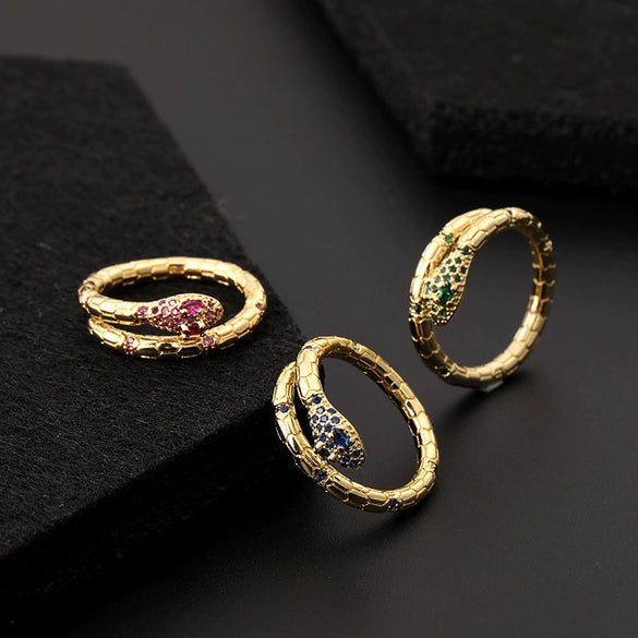 Wholesale Copper Snakeshaped Women's Fashion Jewelry With Geometric Pattern
