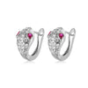 Wholesale Copper Snakeshaped Zodiac Animal Earrings With Electroplating For Men Niche Style
