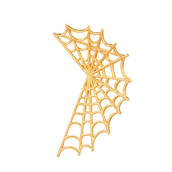 Wholesale Copper Spider Animal Gothic Ear Clip For Women With Electroplating