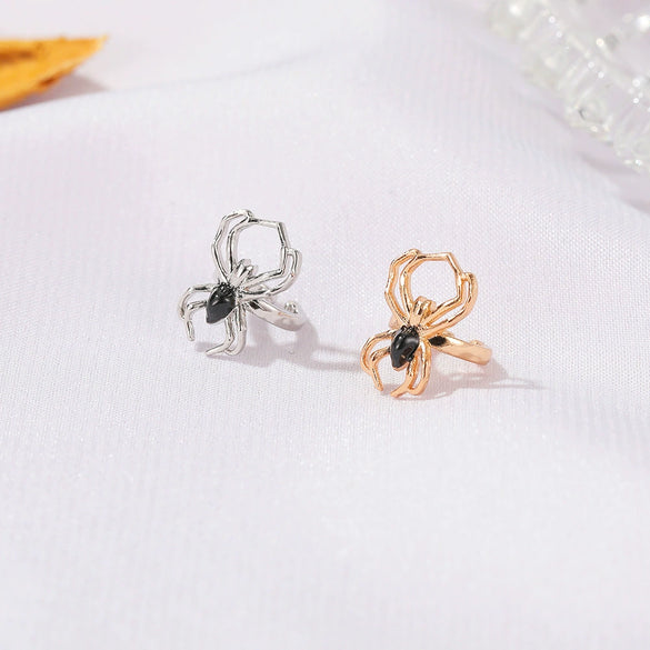 Wholesale Copper Spider Animal Gothic Ear Clip For Women With Electroplating
