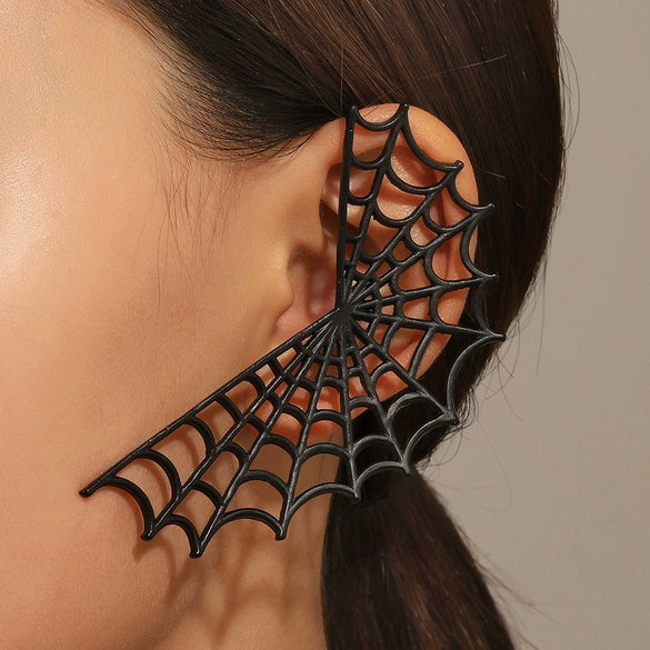 Wholesale Copper Spider Animal Gothic Ear Clip For Women With Electroplating
