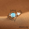 Wholesale Copper Star Constellation Design Ring For Women Jewelry With Zirconia