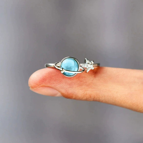 Wholesale Copper Star Constellation Design Ring For Women Jewelry With Zirconia
