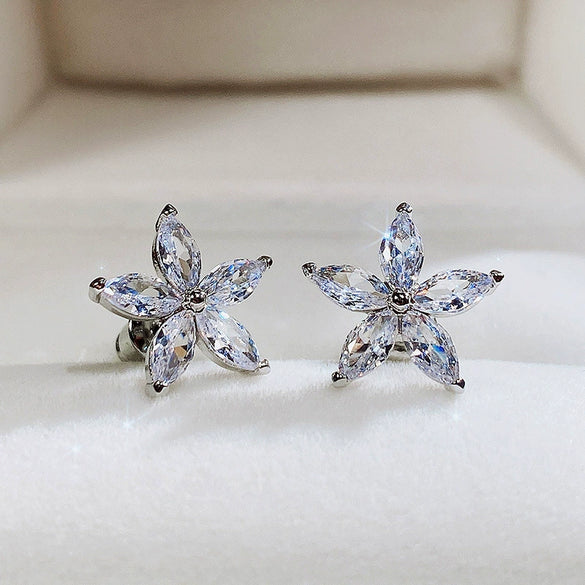 Wholesale Copper Star Earrings For Ladies