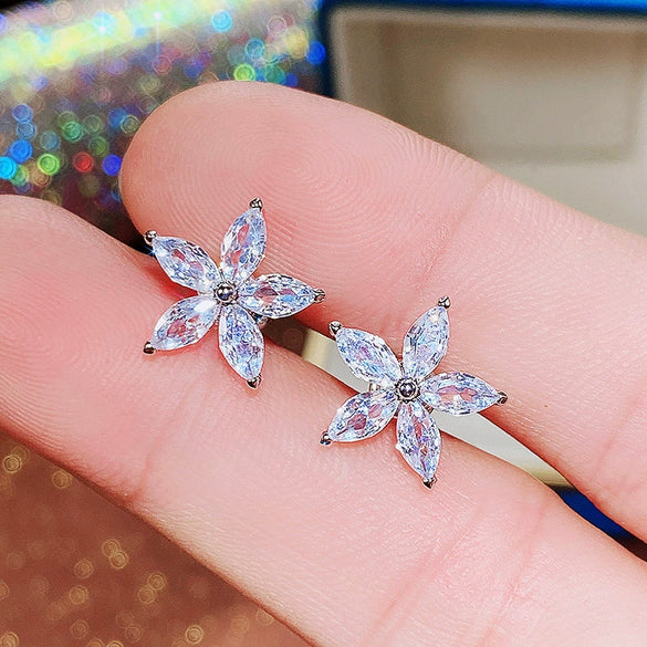 Wholesale Copper Star Earrings For Ladies