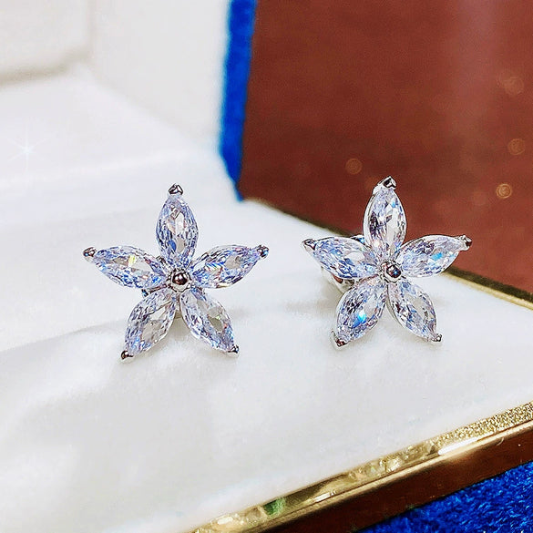 Wholesale Copper Star Earrings For Ladies