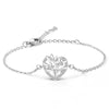 Wholesale Copper Star Shape Micropaved Women's Bracelet Light Luxury Niche Highend Sense No Fading