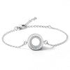 Wholesale Copper Star Shape Micropaved Women's Bracelet Light Luxury Niche Highend Sense No Fading