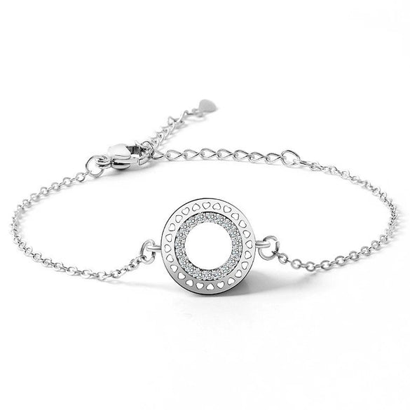 Wholesale Copper Star Shape Micropaved Women's Bracelet Light Luxury Niche Highend Sense No Fading