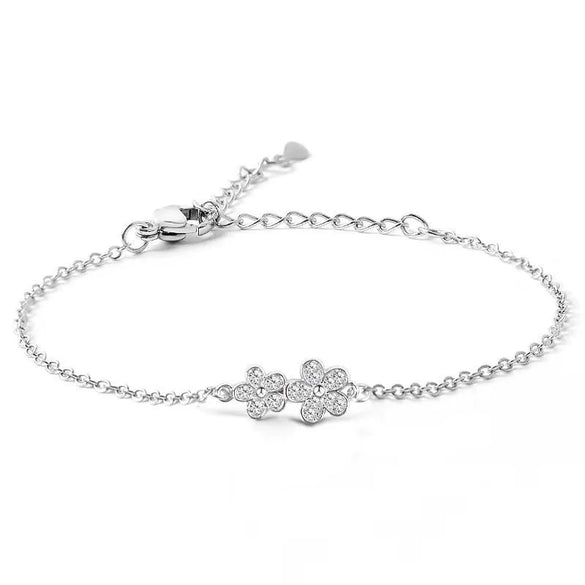 Wholesale Copper Star Shape Micropaved Women's Bracelet Light Luxury Niche Highend Sense No Fading