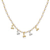 Wholesale Copper Sweet Fruitstyle Pendant Necklace With Dripping Oil Treatment And Pearl Chain