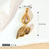 Wholesale Copper Tulip Zircon Flower Leaf Pattern Micropaved Necklace For Female With Cartoon Style