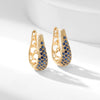 Wholesale Copper U Shaped Diamond Set Elegant Retro Fashion Earrings