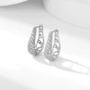 Wholesale Copper U Shaped Diamond Set Elegant Retro Fashion Earrings