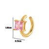 Wholesale Copper Ushape Geometric Cartilage Ear Clip Electroplated For Women