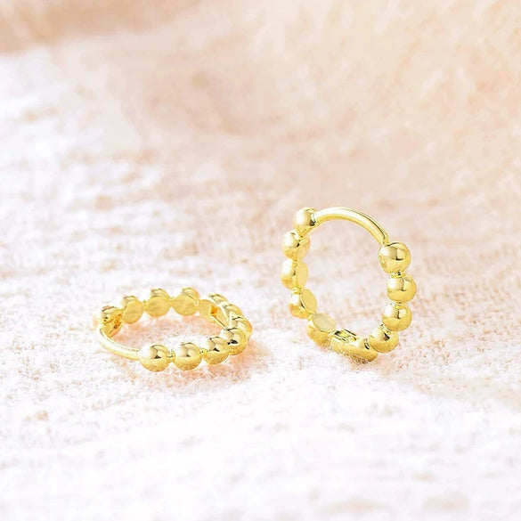 Wholesale Copper Ushape Metallic Electroplated Earrings For Women