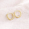 Wholesale Copper Ushape Metallic Electroplated Earrings For Women