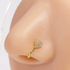 Wholesale Copper Ushaped Electroplated Nonperforated Nose Clip Puncture Jewelry For Women
