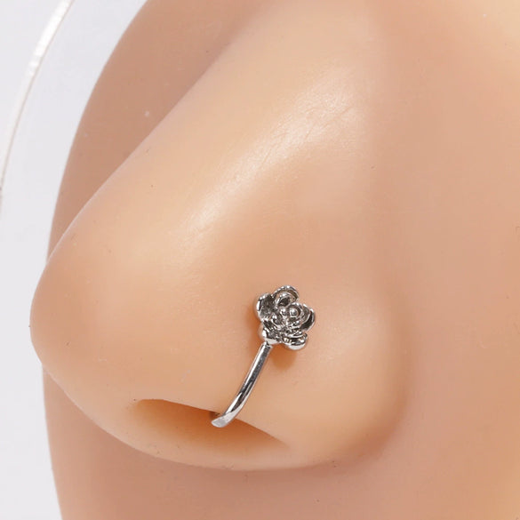 Wholesale Copper Ushaped Electroplated Nonperforated Nose Clip Puncture Jewelry For Women