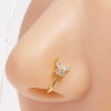 Wholesale Copper Ushaped Electroplated Nonperforated Nose Clip Puncture Jewelry For Women