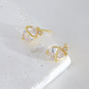 Wholesale Copper Water Drop Shape Electroplated Simple Style Women's Earrings Jewelry
