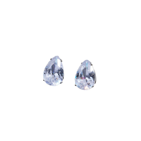 Wholesale Copper Water Drops Zircon Earrings With Cartoon Characters Geometric Letters Numbers Text Diamond Design For Women Light Luxury Retro Style