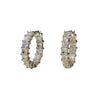Wholesale Copper Women's Geometric Zirconia Microinlaid Earrings