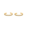 Wholesale Copper Women's Geometric Zirconiaencrusted Ear Clip